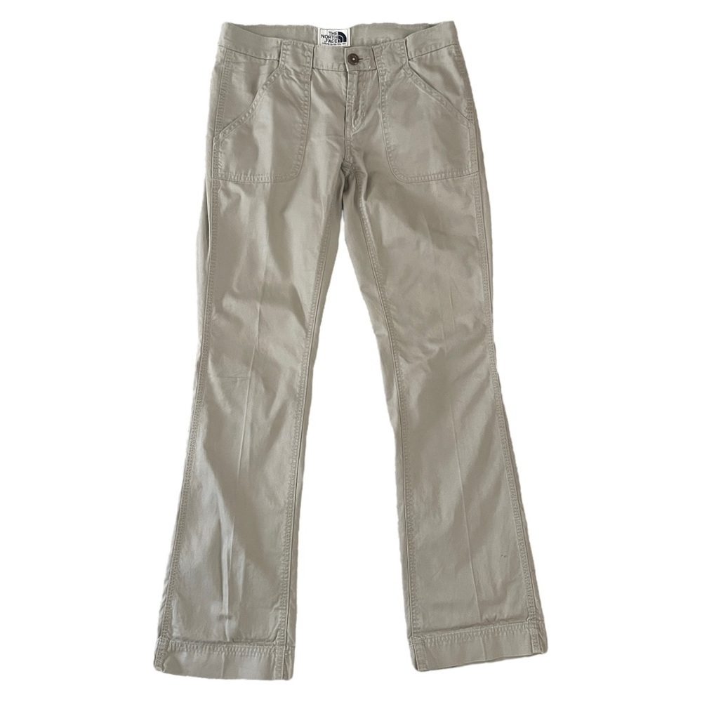 The North Face Khaki Flare Outdoor Hiking Activewear Pants Women's Size 4